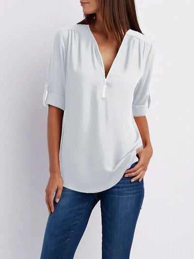 Jenna | Zip Blouse Grace
