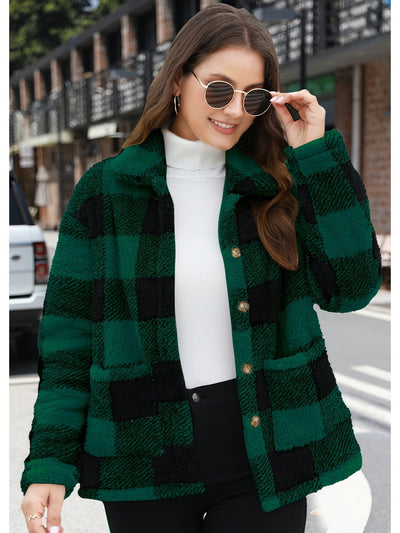 Ainsley | Gingham Button Jacket