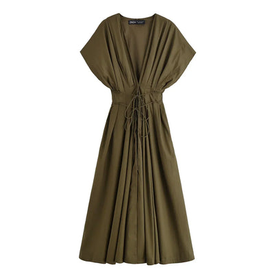Skye’s | Pleated Midi Sundress